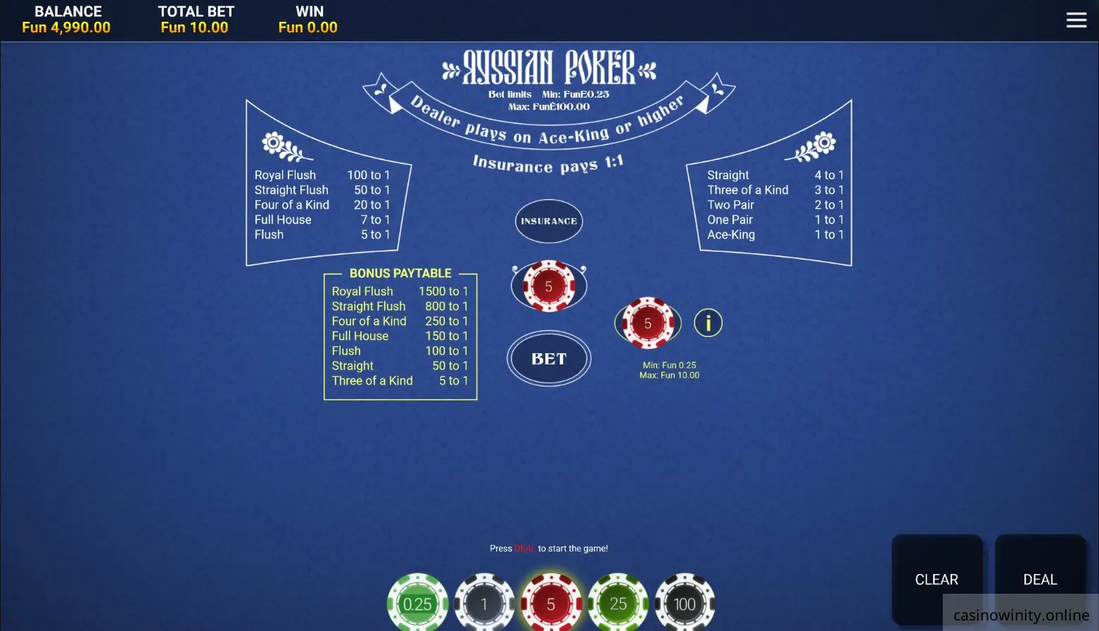 Russian Poker от OneTouch