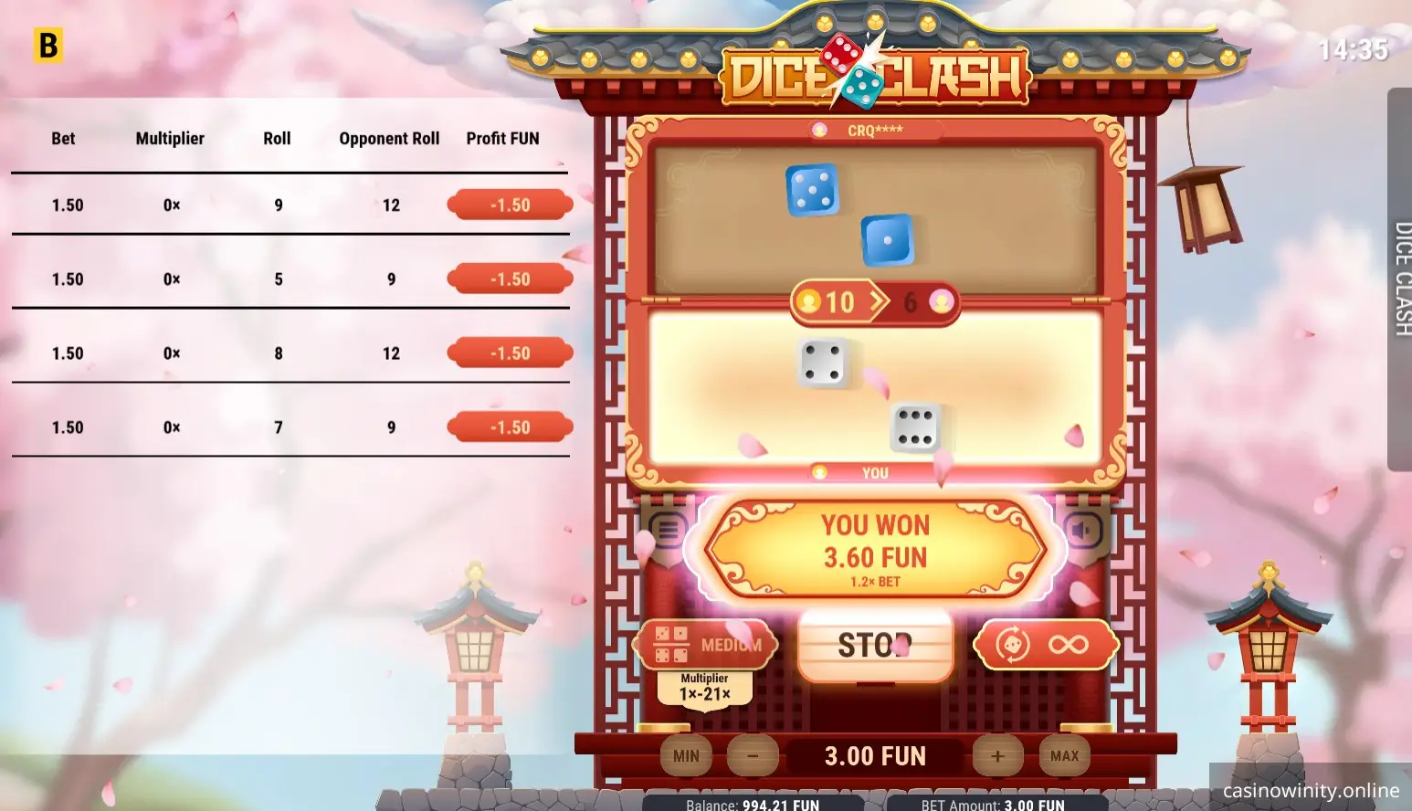 Dice Clash от BGaming